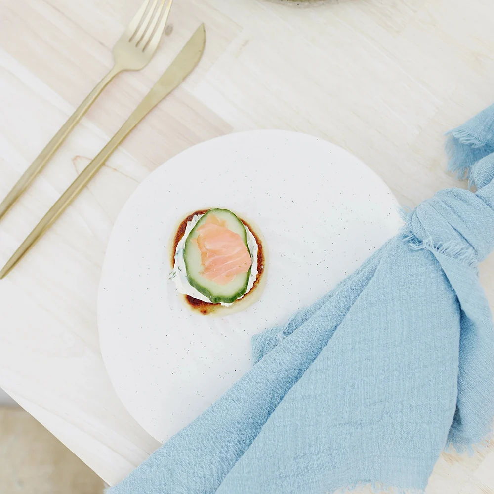 100% Cotton Cloth Gauze Table Napkins 12 Pcs/lot Wedding Party Blue Sage Green Terracotta Cotton Cheesecloth Gauze Table Napkin