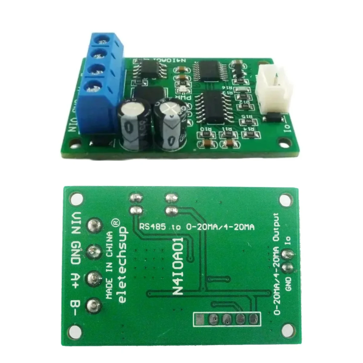 

10PCS DC 12V DAC Module RS485 to 4-20MA/0-20MA Current Signal Generator PWM to Current Analog Converter Modbus RTU Module