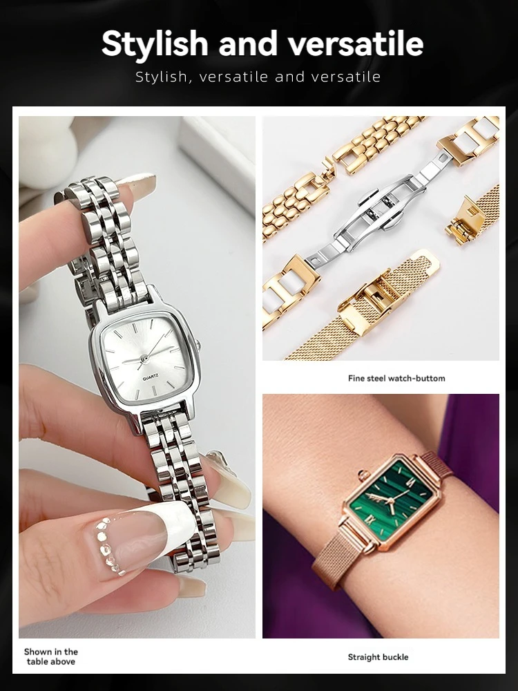 Elegant Gold Milanese Stainless Steel Watch Band - Universal Fit Bracelet