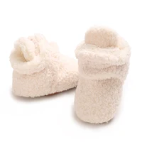 NEW 0-18 months Super Cute Winter Snow Baby Boots Cute White Warm Booties For Kids Soft Sole Infant Newborn Toddler Baby Shoes 4