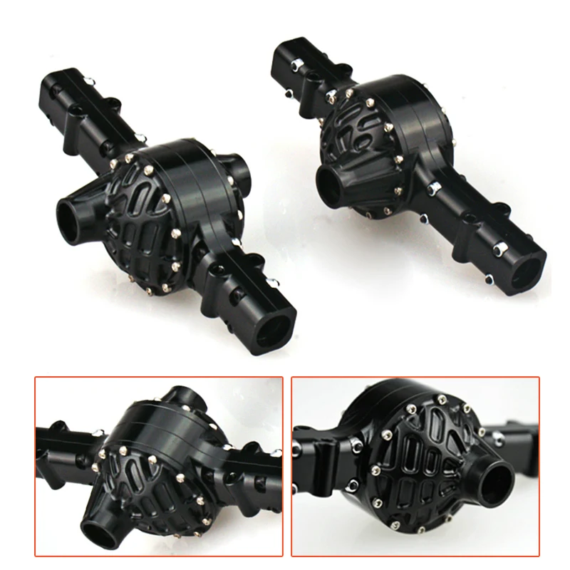 

Lesu CNC Metal Rear Axle Shell for TAMIYAYA Model 1/14 RC Car Tractor Truck Gift Toys