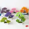 Artificial Tree Bonsai Simulation Plants Pot Plants for Garden Table Home Room Bedroom Decoration Outdoor Fake Plant Ornaments 2