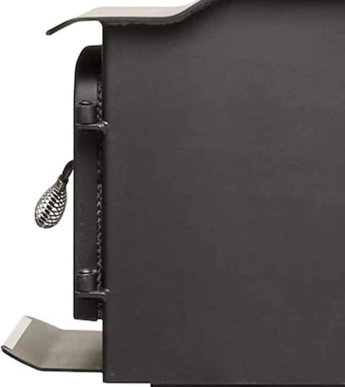 1120 1,200 Sq.  Certified Pedestal Wood Burning Stove, Black 6