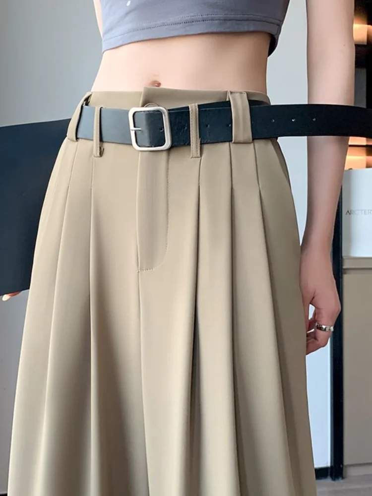 

Женские брюки Prink костюмы с высокой талией корейские модные прямые брюки женские офисные женские повседневные мешковатые брюки 2023