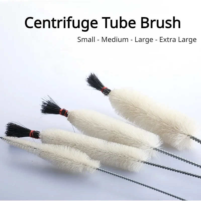 5pcs Lab Centrifugal Tube Brush Tubes Cleaning Brushes Teaching Aid for Glass Centrifuge Tubes Cleaning Tools