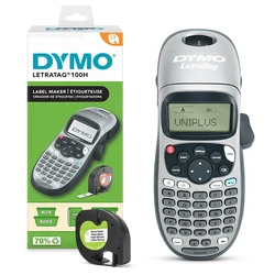 Original Dymo Letratag Wireless Handheld Label Maker with 5 - Pack Label Tape (Silver Printer)