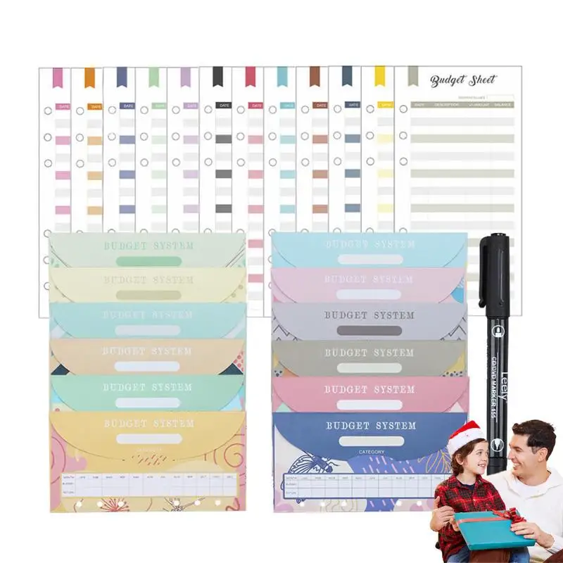 Money Organizer Budget Binder Budget Planner Book Cash Envelopes For Budgeting And Savings Challenges Book Budget Planner And