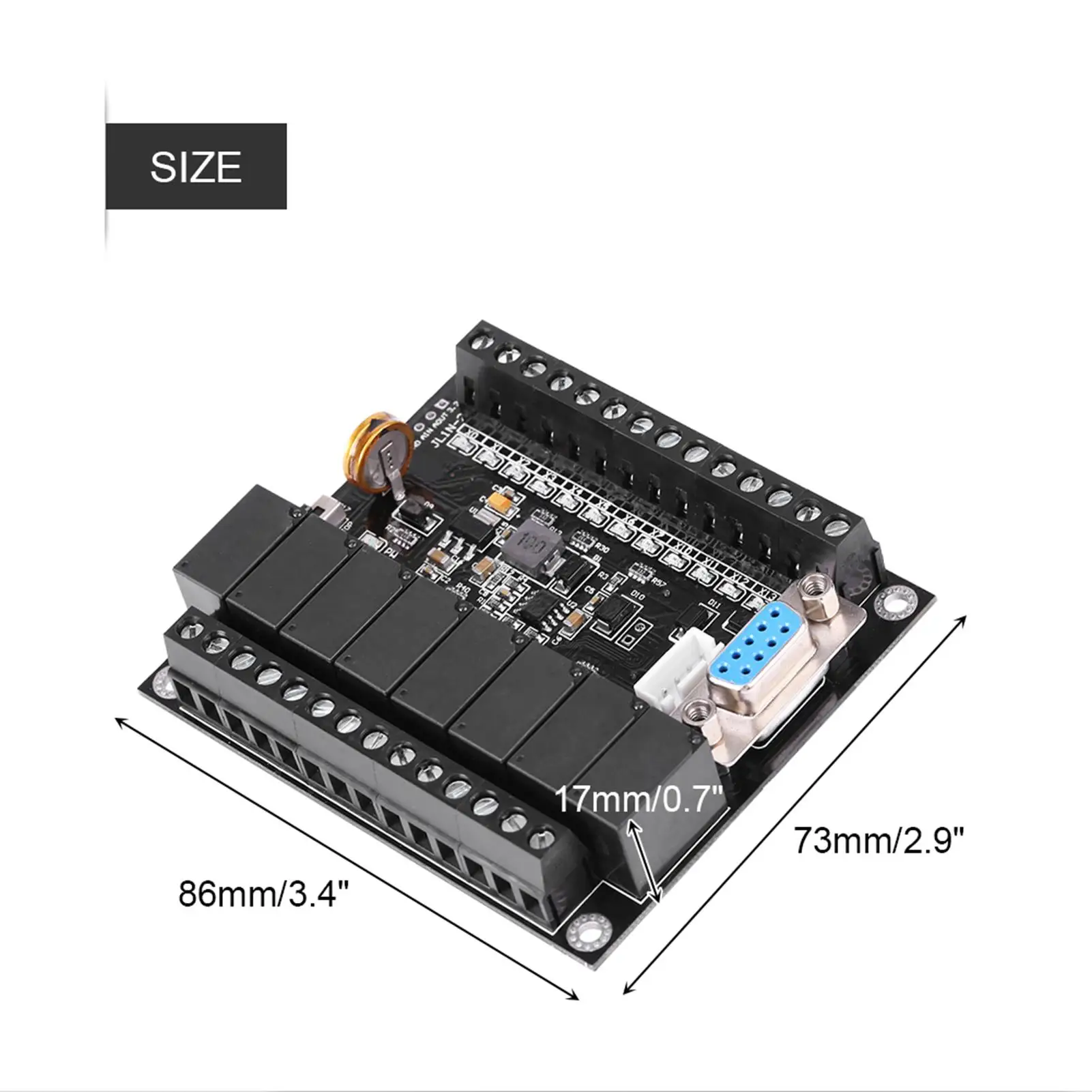 FX1N-20MR DC 24V PLC Controller Industrial Regulator-Programmable Logic Control Board