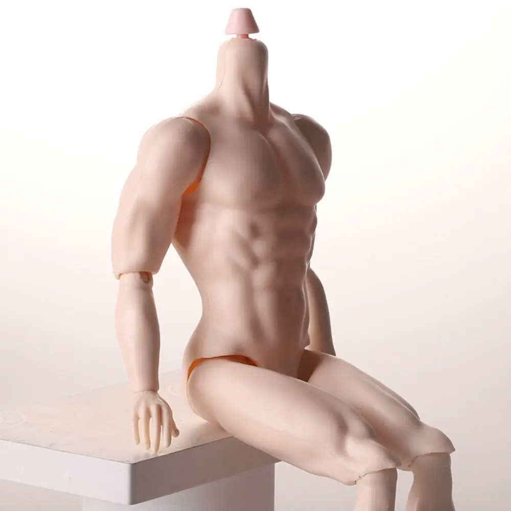Birthay Gifts 31cm Height 1/6 Male Body Joint Movable White Normal Tan Male Model Strong Man Replacement Action Figure Body DIY