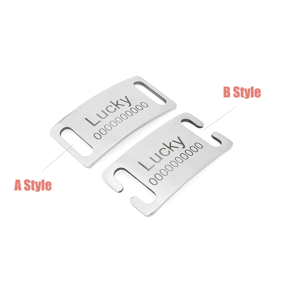 Personalized Pet Collar with Engraved ID Tag - Custom Cat Dog Accessory in Black Silver Gold