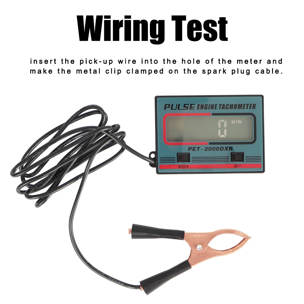 Contagiri Digitale Per Motori Benzina - Timer Manutenzione, Per Tosaerba E ATV