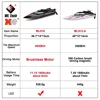 WLtoys WL916 RC Boat 55KM/H Brushless 2.4G Radio Electric High Speed Super Racing Boat Model Water Speedboat Kids Gifts RC Toys 2