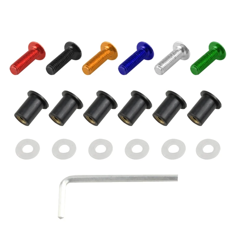 

Y1UB для VFR800 10x M5x16mm мотоциклетное лобовое стекло болты винты гайка крепеж
