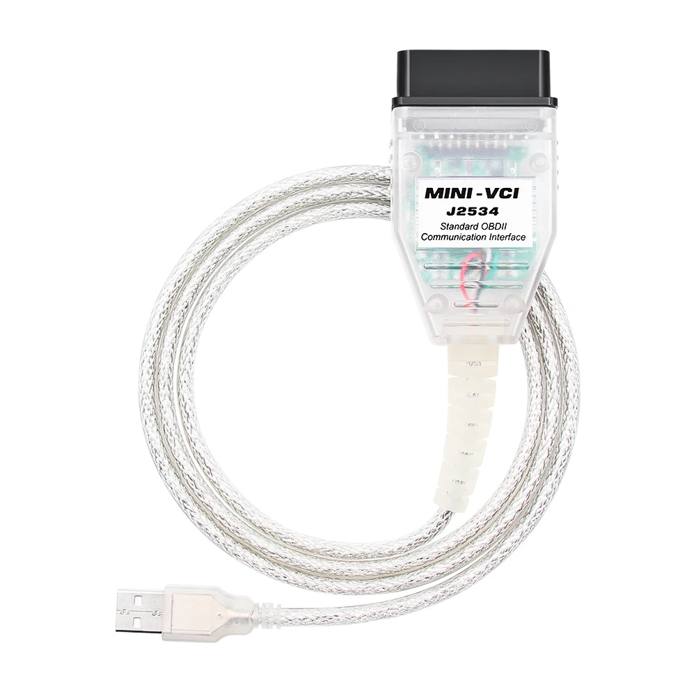 V18.00.008 Per Toyota MINI VCI J2534 con FTDI FT232RL OBD OBD2 Strumento Diagnostico Auto Cavo Scanner Auto TIS Techstream minivci - immagine 3