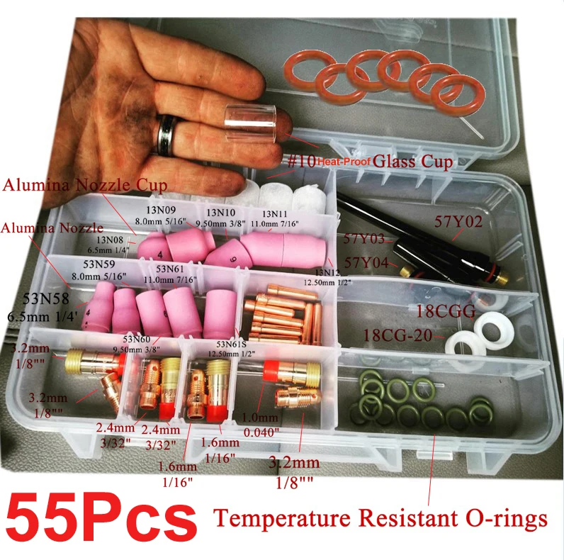 Completo Kit 49 piezas de Soldadura TIG: Todo lo que Necesitas en un Conjunto