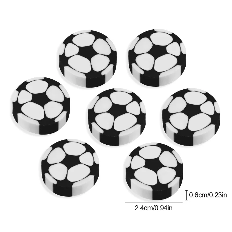 10/20 Stück Fußballförmige Mini-Radiergummis für Kinder, Fußball-Geburtstagsparty-Geschenke, Piñata-Füller, Geschenktüten, Schulbelohnungen, 2,4 cm – Detail 10