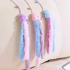 Cat Toys Plush Tassel Cats Teaser Stick Wool Rabbit Cat Toys Interactive Cute Sticks Cats Toy with Bell Kitten Toy Pet Supplies 4