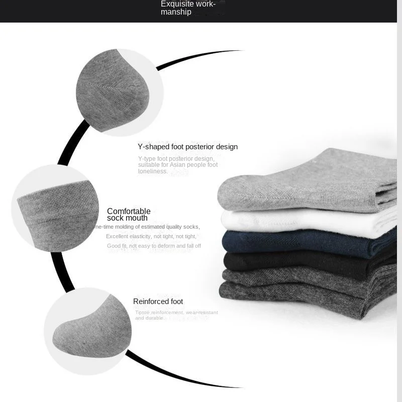 Unisex 10 Pairs Solid Socks Soft Lightweight Low Cut Ankle Socks Bulk Black White Grey Men Women Stockings Hosiery