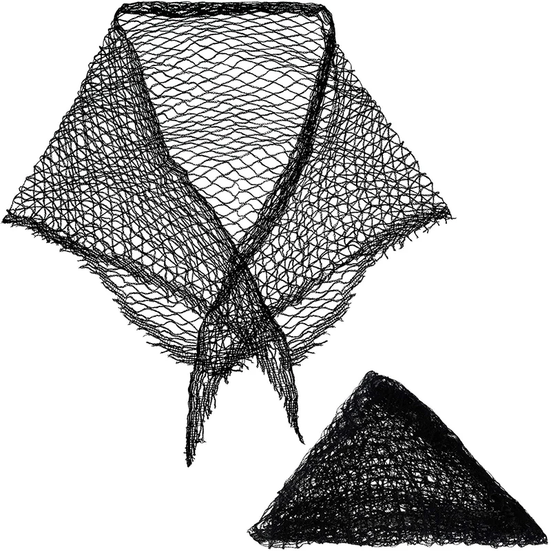 Durable Cotton Hair Net Good Breathability Effective Women Triangular Mesh Hair Net Universal Sleep Hairnet For Lady 5