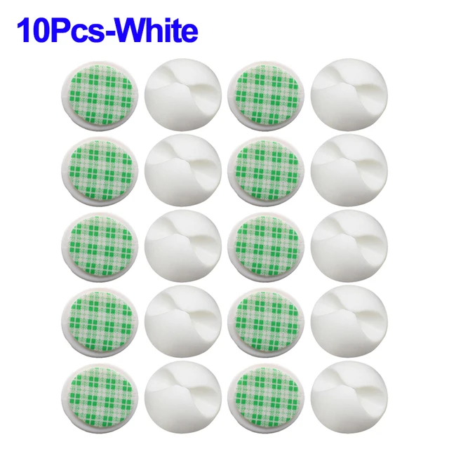 10pcs-white