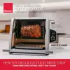 6000 Platinum Series Oven, Digital Display, 12-Pound Capacity, Auto Shutoff, Includes Rotisserie Spit, Multi-Purpose Basket 3