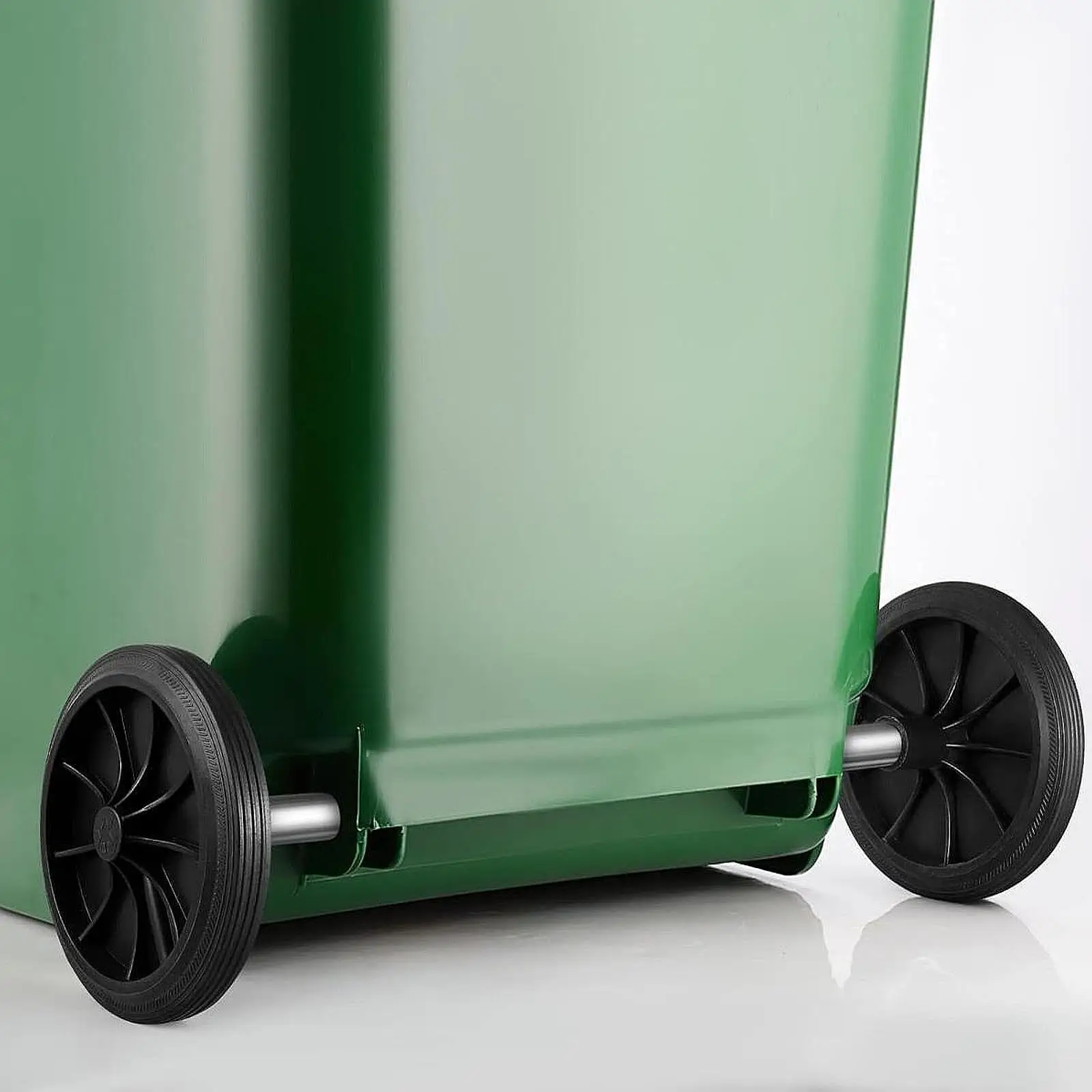 Garbage Container Wheels Replacement Caster for Trash Bin Wear Resistant Convenient to Install Wastebasket Pulley Cart Wheels