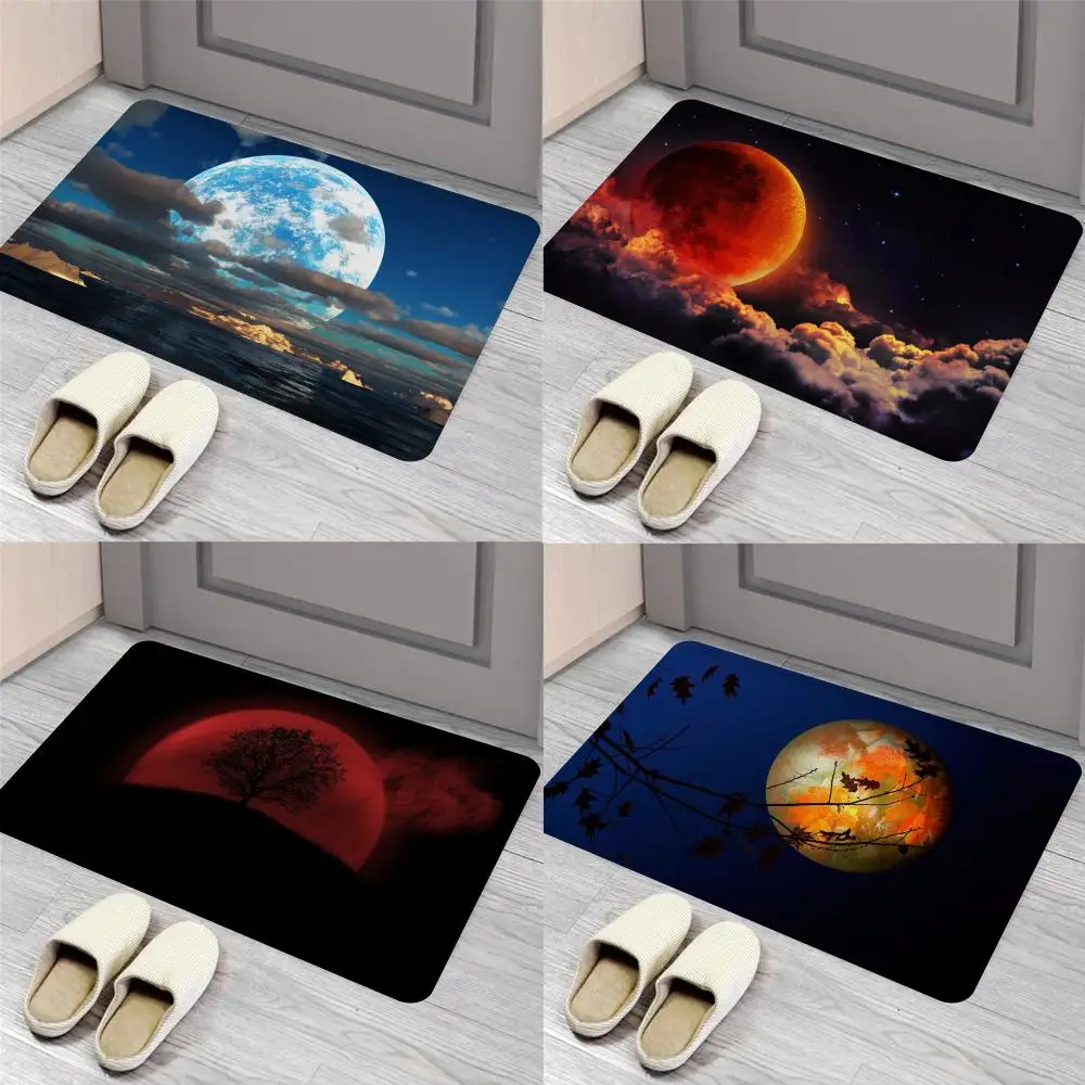 

Moon Floor Mat Entrance Door Mat Nordic Style Home Doormat Bathroom-Toilet Mats Bedroom Hotel Decor Mat