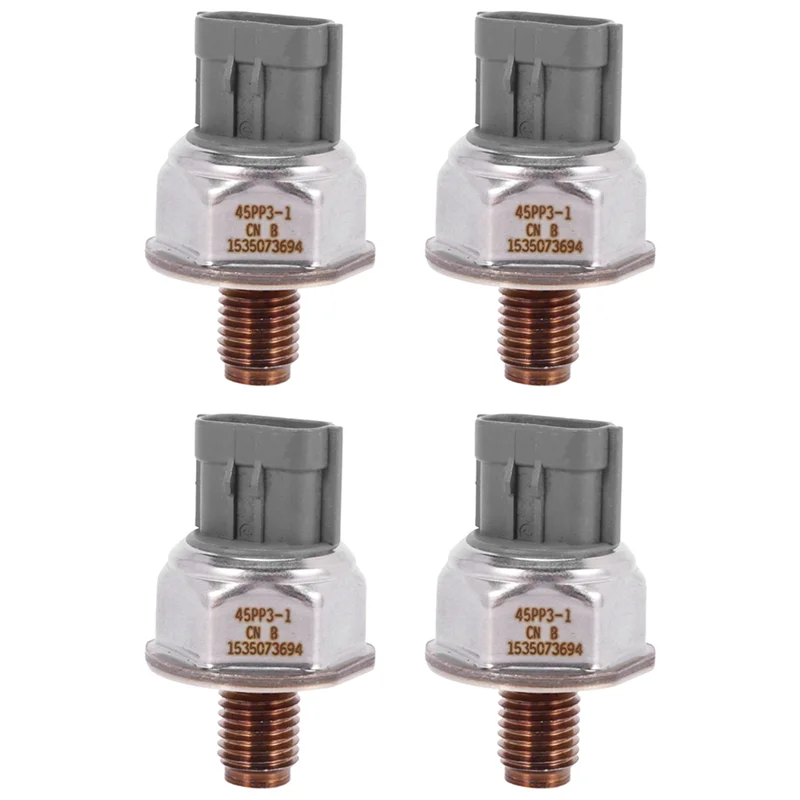 

4X Common Rail Fuel Pressure Sensor 45PP3-1 1465A034A 8C1Q9D280AA for Nissan Navara D40 Pathfinder 2.5