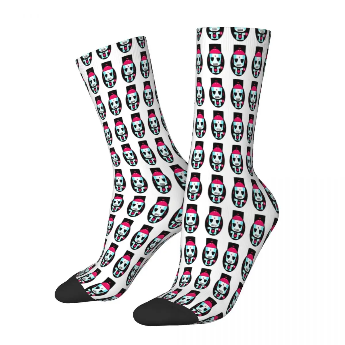 

Cute Friend Robot Socks Male Mens Women Summer Stockings Hip Hop
