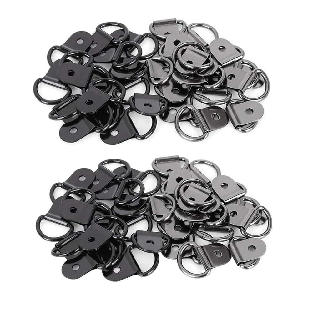 

Tie Down Anchor Ring Anti Corrosion Bungee Cords Car D Shape Fittings Heavy Duty Rust Protection Universal New