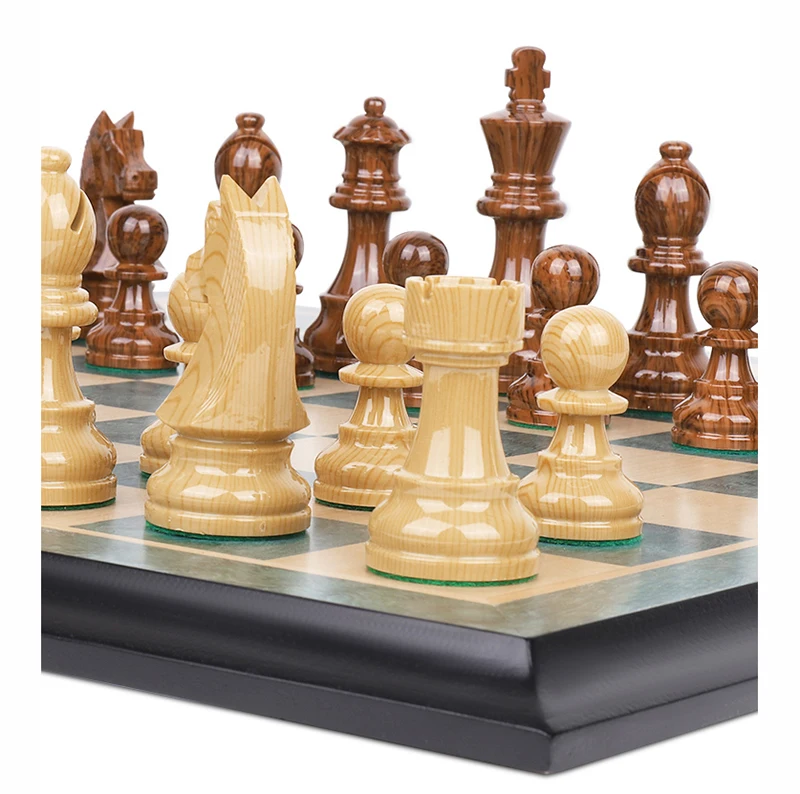 Tanio Big chess Set Germanic knight chess polymer sklep