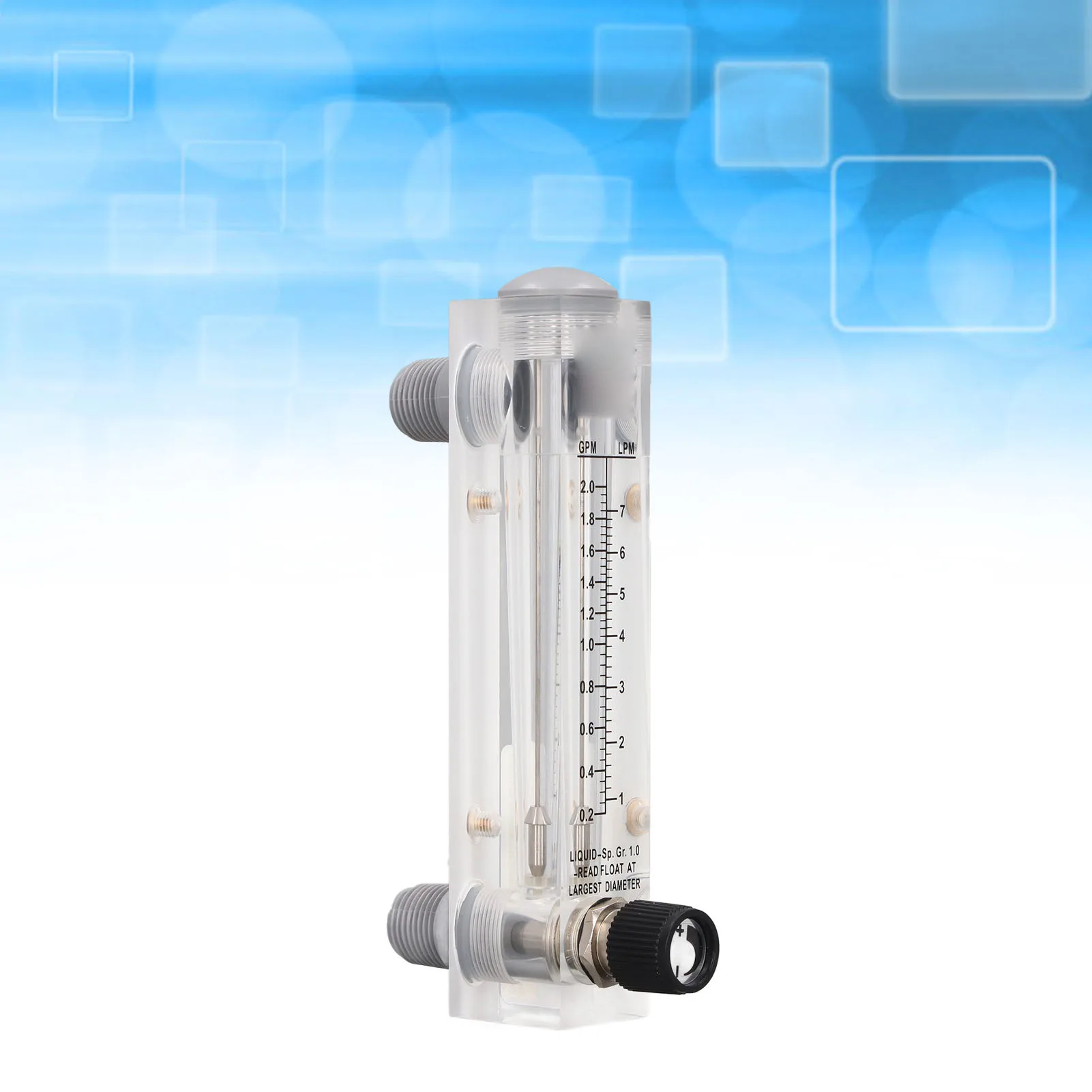 0.2‑2GPM Panel Type Flow Meter Smart Testing Liquid Flowmeter