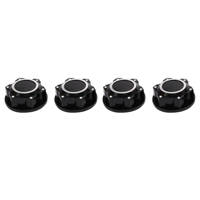 4Pcs Aluminum For Arrma 1/5 Kraton 8S Outcast 8S RC Car 24Mm Hex Wheel Nuts Wheel Hub Cover Dustproof Anti-Skid-ABNF