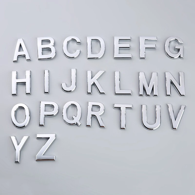 Self-Adhesive Door Plate House A-Z Letters Stickers Apartment Room Flat Mailbox Sign Sticker door signs