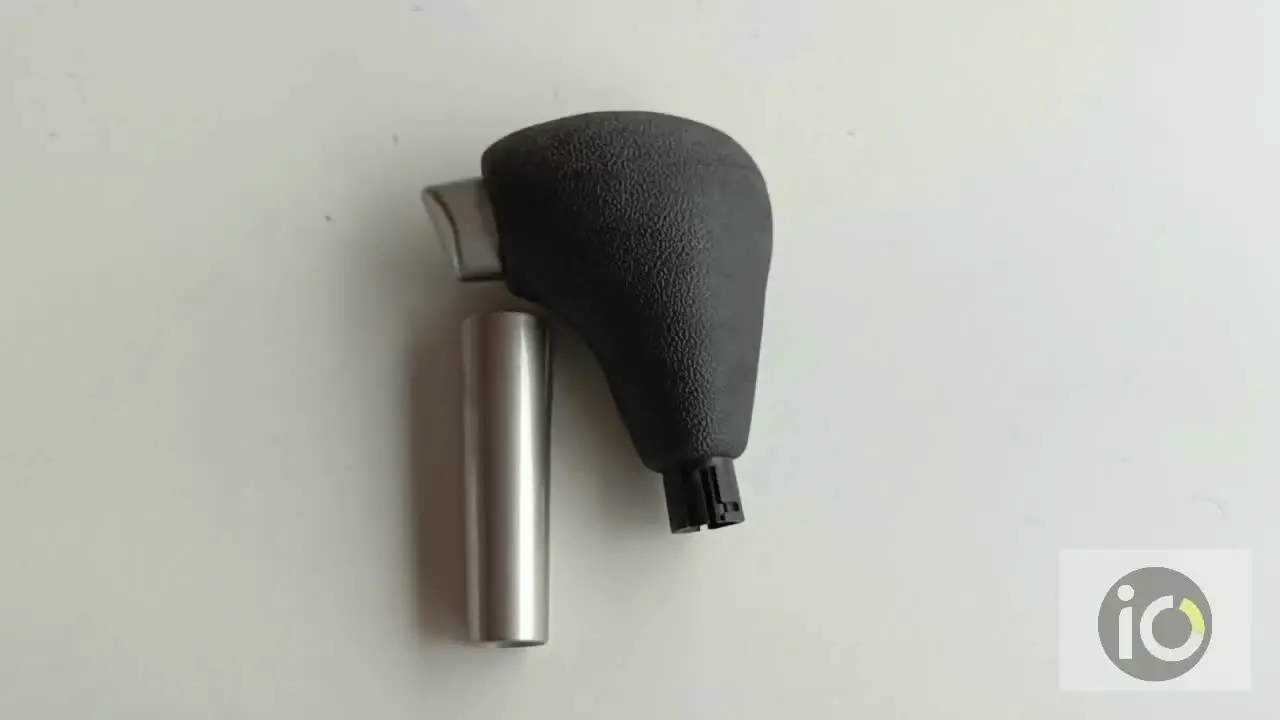 KIMISS Copri Pomello Cambio Automatico In Plastica Argento - Adatto Per Renault CLIO, SCENIC II, TWINGO, MODUS