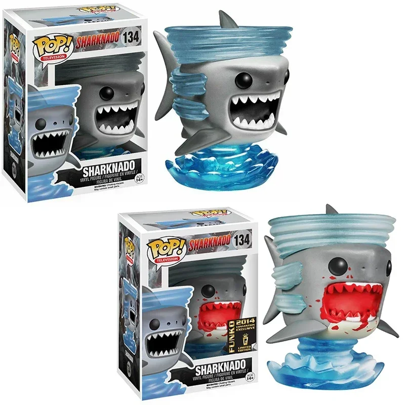 thumbnail image 1 of FUNKO POP Figura de vinilo Sharknado #134 Edición especial de tiburón Figura de acción Juguetes Muñeca de vinilo de colección Juguetes Regalos para niños, 1 of 5