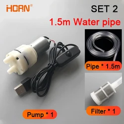 Premium USB Rechargeable High - Flow Electric Mini Pump - Pump with 1.5m pipe