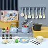 Kids Play Kitchen Set, Pretend Play Cooking Toys Set, Kitchen Toys Playset For Toddlers, Toy Pots And Pans For Kids Kitchen 5