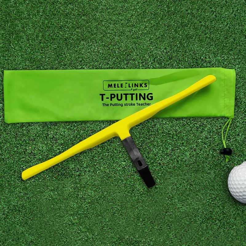 Training Aid Golf Accessories Golf Putting Trainer Portable T-Putting Exerciser Putting Gesture Assist Batting Gesture Alignment