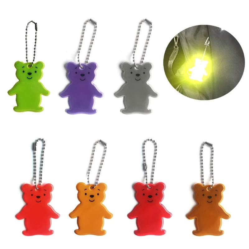 Reflektor anhänger, Bären pedant Kinder sicherheits reflektor anhänger für  Schult asche, Rollstuhl und Laufen - AliExpress