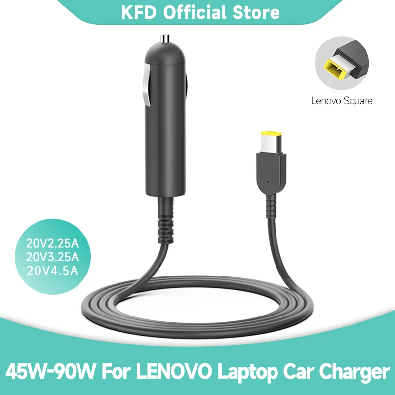 20V2.25A 20V3.25A 20V4.5A For Lenovo Notebook DC Car Charger Ibm