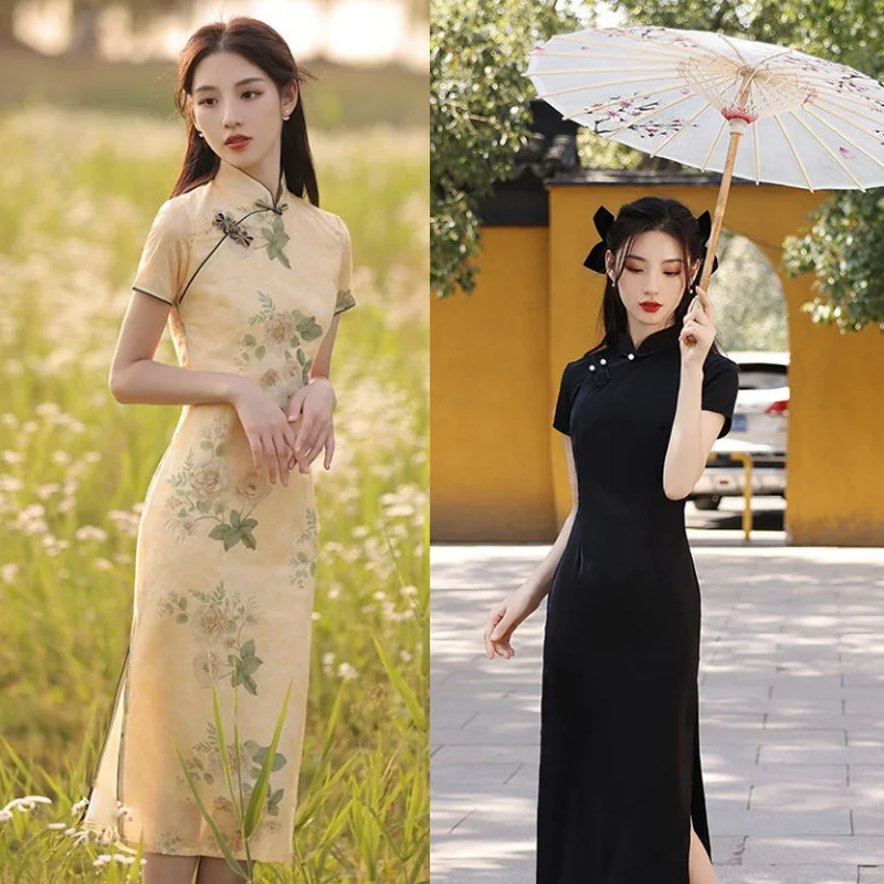 

New Fashion Women's Cheongsam Dress