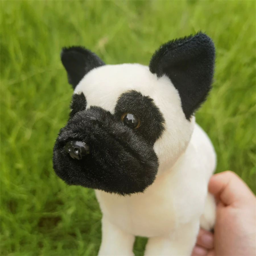 Realistic Bulldog High Fidelity Pug Cute Plushie Shar Pei Dog Plush Toys Lifelike Animals Simulation Stuffed Doll Kawai Toy Gift 4