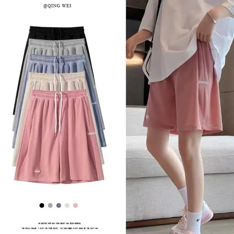 Maternity Summer Plus Size High Waist Pants For Pregnant Women Maternity Wide Leg Loose Shorts Ladies Pregnancy Capris