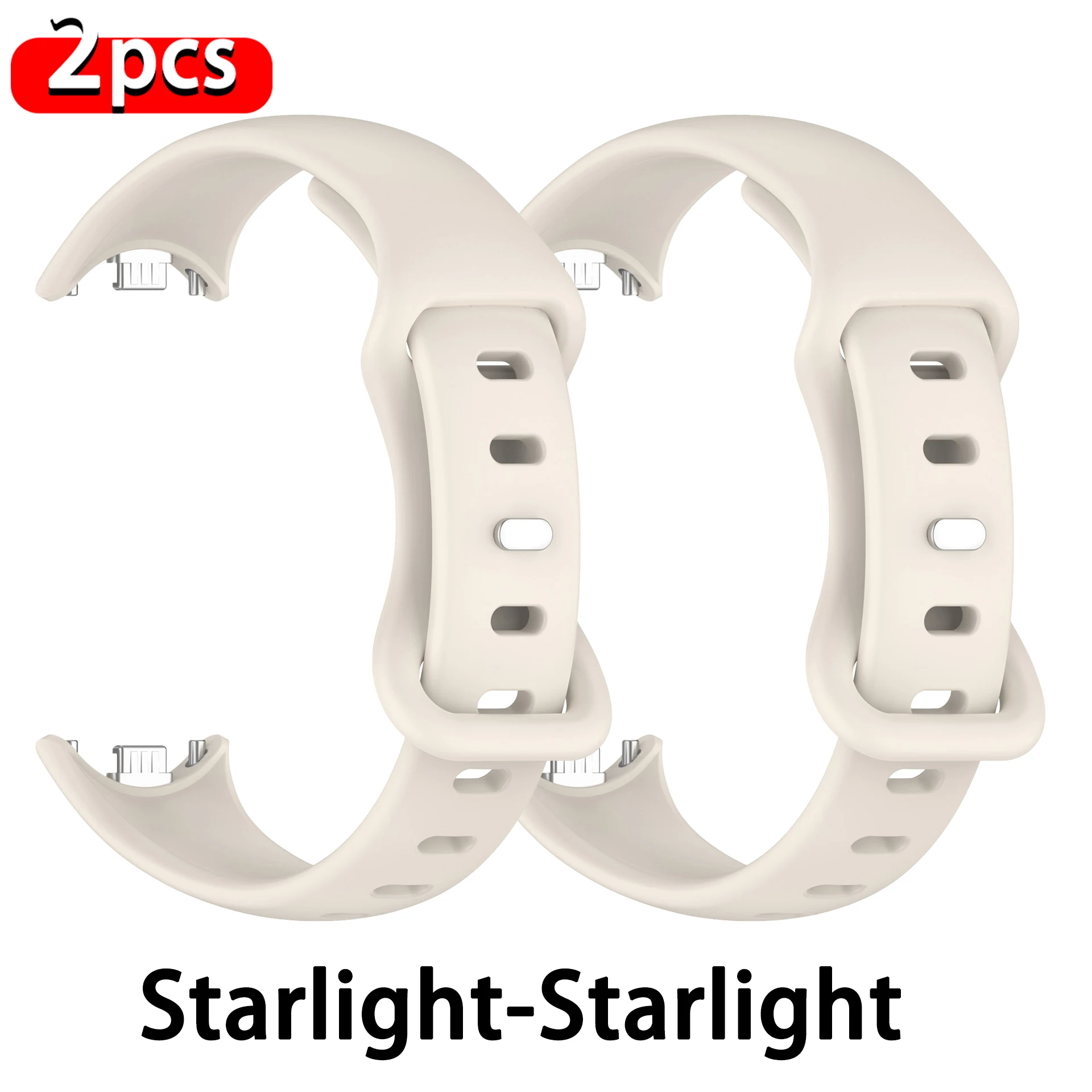 thumbnail: ToVioc Magnetische Armband Voor Xiaomi Mi Band 10/9/8 - Siliconen, Verstelbaar, Vervangende Polsband