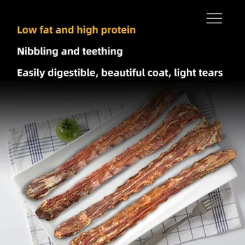 Dog Snacks Cat Snacks Natural Pet Snack Dried Duck Neck Pet Snacks with Vitamins and Minerals Nutrition High-Protein Dog Chew 5