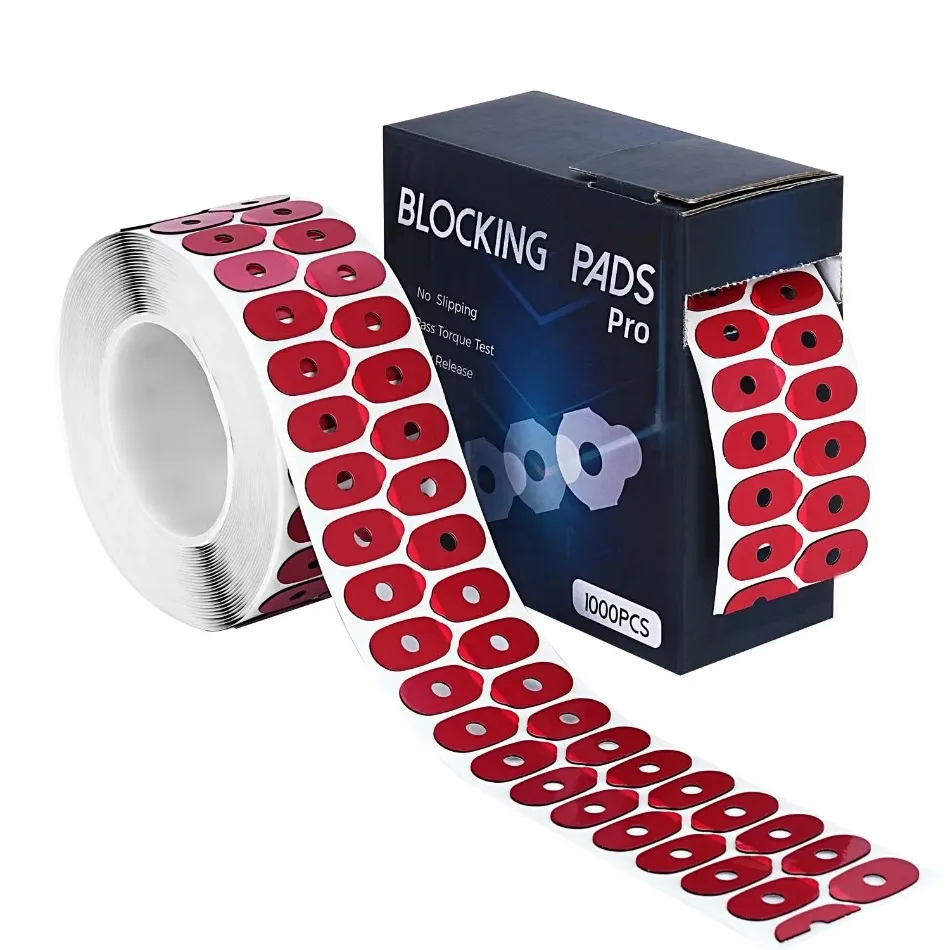 1000pcs High Quality Optical Lens Edging Adhesive Blocking Pad Sticker Anti Slip Disc Processing Protective Film