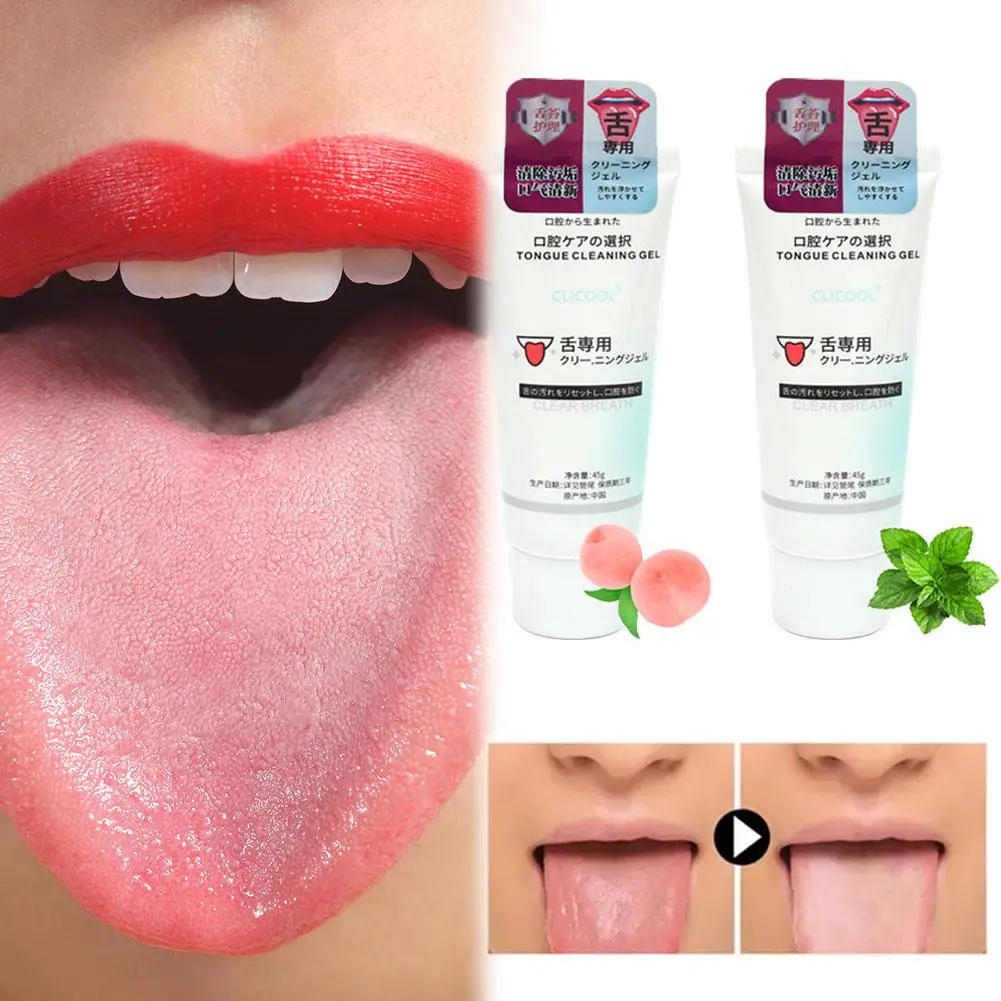 

2023 New Tongue Coating Cleaning Gel Scraping Artifact Fresh Breath To Remove Oral Odor To Cleaner For Bad Breath Clean Bre A0K9