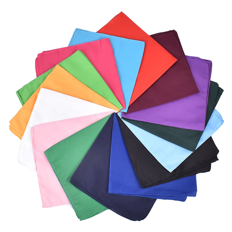 Neue Mode Retro Polyester Einfarbig Hip Hop Street Dance Stirnband Multifunktionale Radfahren Maske 53 Kleinen Quadratischen Schal