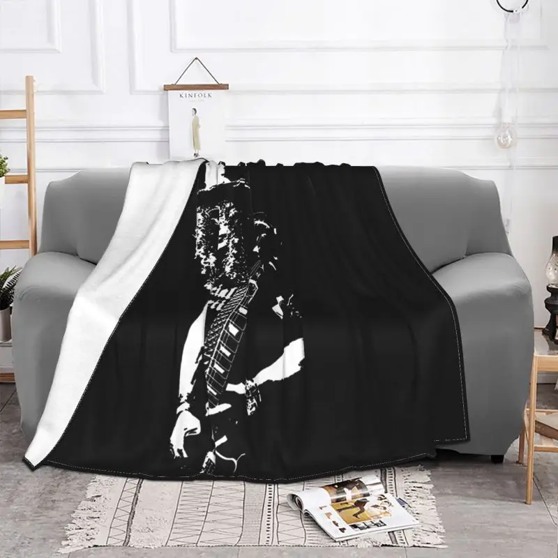 Slash Guitarist Guitar 1970S 1980S Guns Roses Blanket Luxury New Style High-Grade Cover Blanket Home Decotation